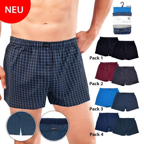 Herren boxershorts 2er pack - herren,