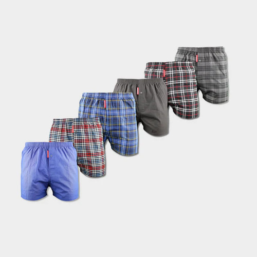 Webboxershorts herren 6er - herren,