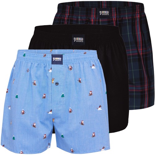 Happy shorts 3er pack - 3er, herren