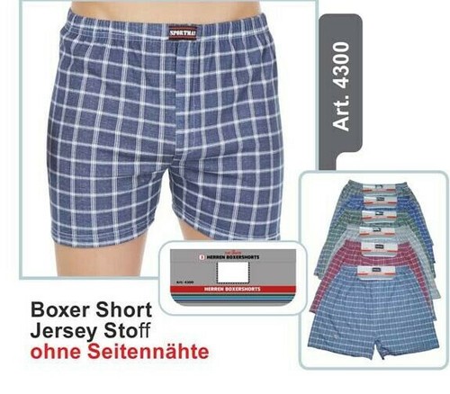 Boxershorts kariert - , he.