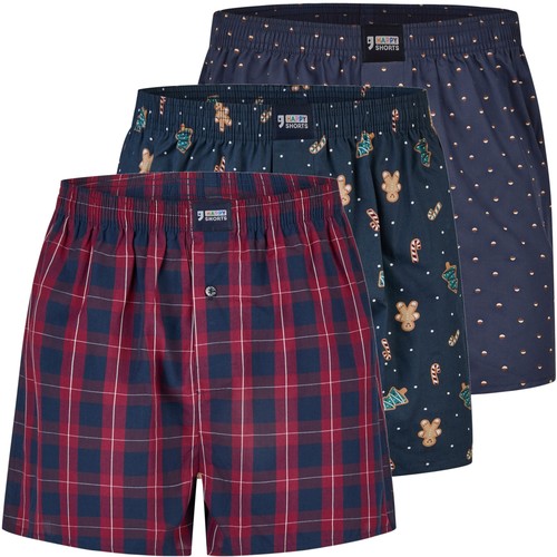 Happy shorts 3er pack - happy, herren